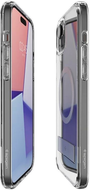 Mbështjellës Spigen Ultra Hybrid S MagSafe për iPhone 15 Plus, Transparent