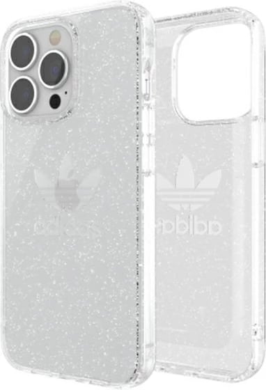 Mbështjellës Adidas OR për iPhone 13 Pro / 13 6.1", Glitter, Transparent, Silver
