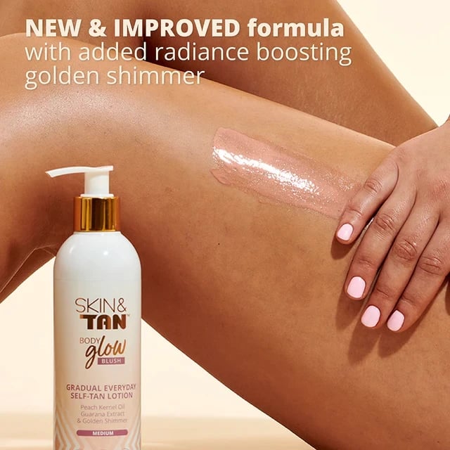 Losion për nxirje Skin&Tan Body Glow Gradual, 280 ml