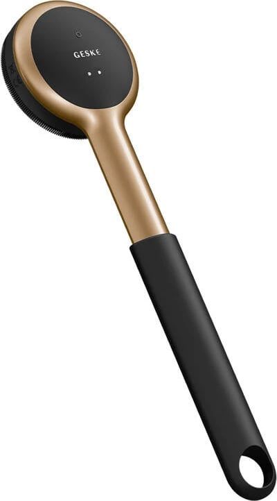 Brushë trupore eksfoliuese Geske GK000708GY01, sonike, LED, gri