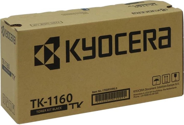 Toner, Kyocera TK-1160 (1T02RY0NL0) rendiment 5,500–8,800 faqe i zi