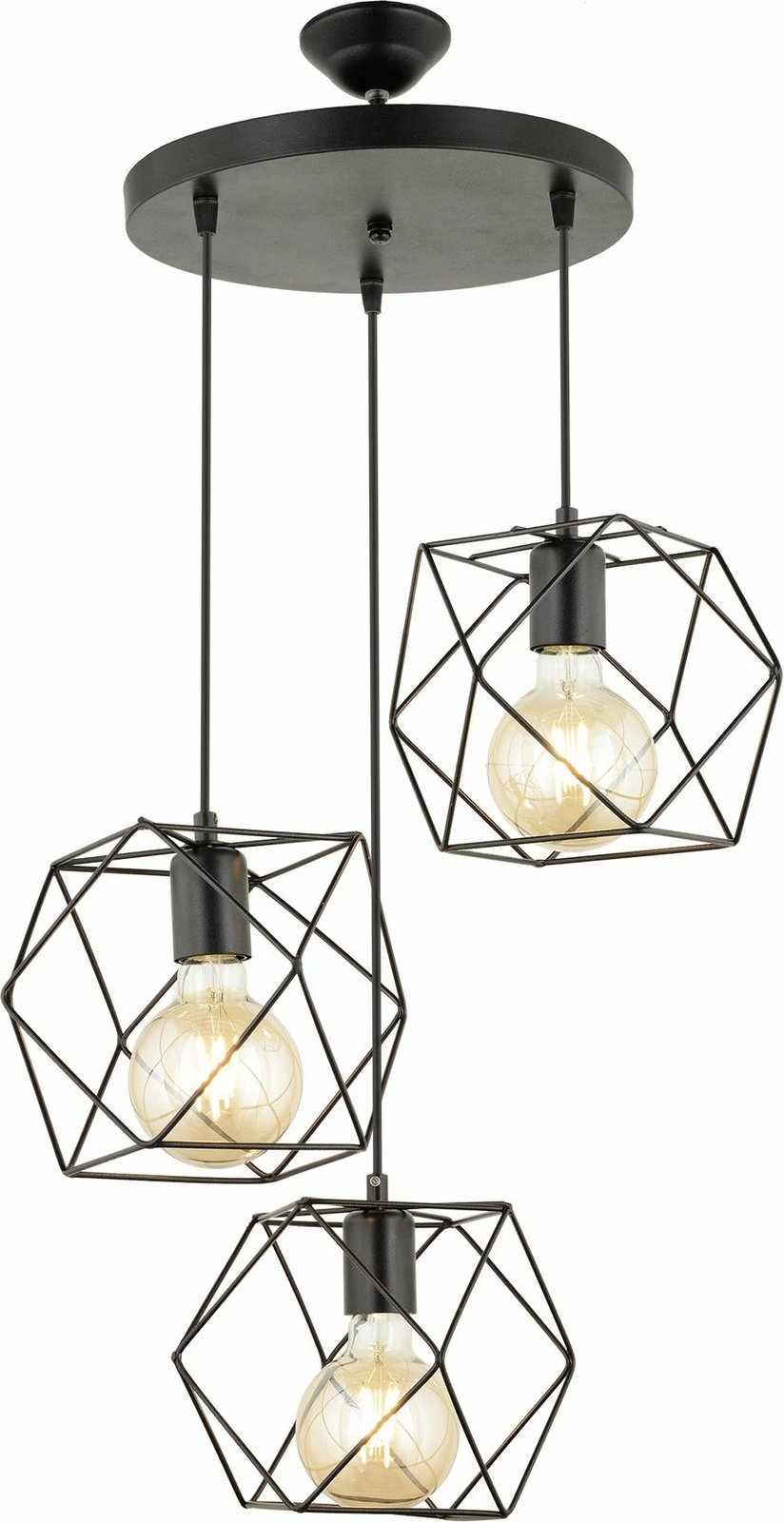 Llambë tavani Opviq, trup metalik, ngjyrë e zezë, 62666 Llambë tavani Opviq, trup metalik, ngjyrë e zezë, 62666