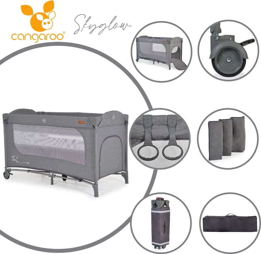 Shtrat portativ Cangaro Skyglow 2, hiri