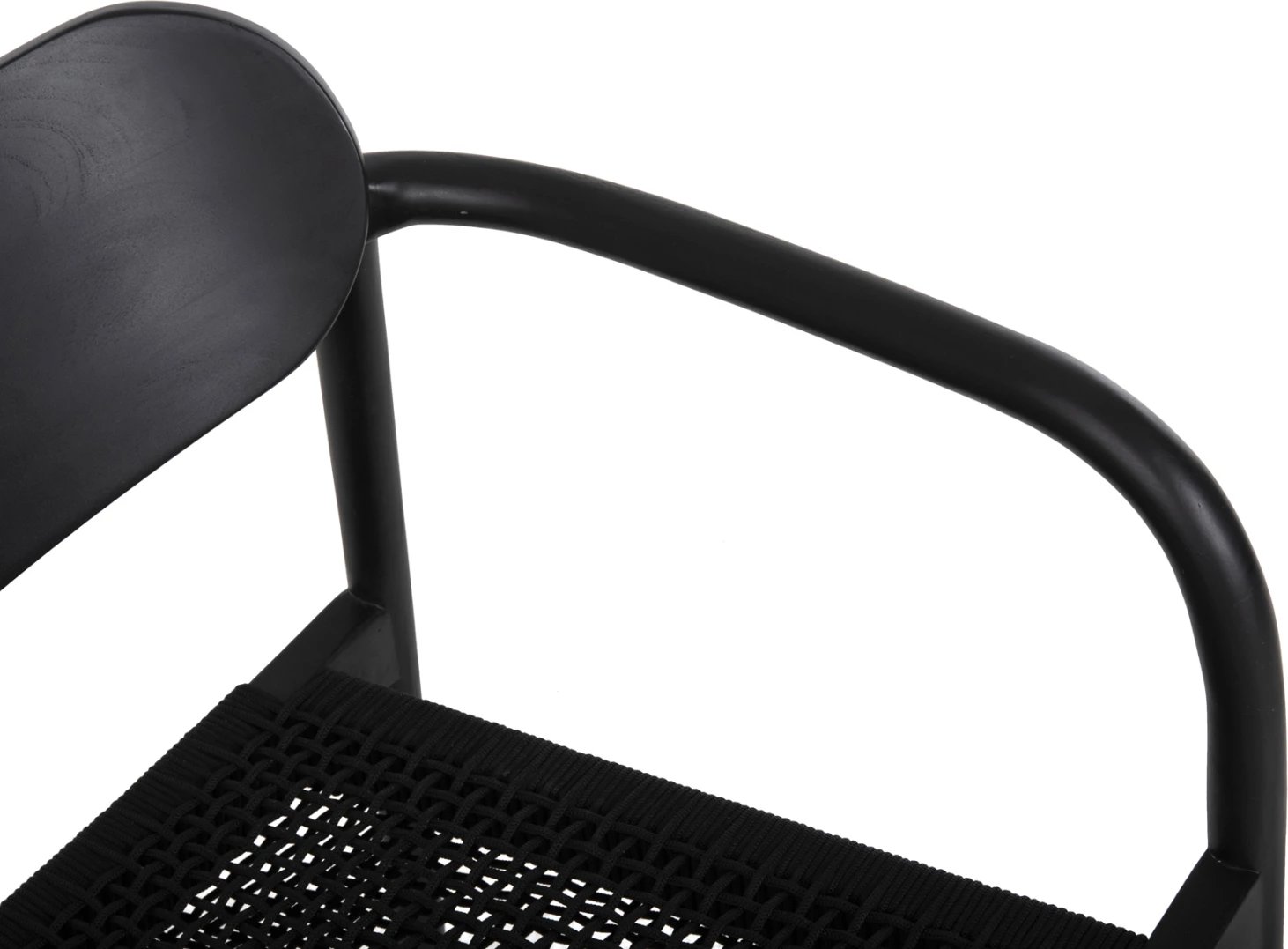 Karrige Oslo FH9636.12 dru tik & litar në të zezë 55x54x80Hcm