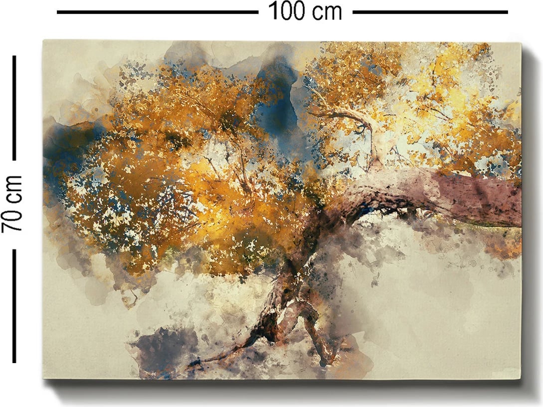 Pikturë dekorative në kanavacë, shumëngjyrëshe, 70x100cm