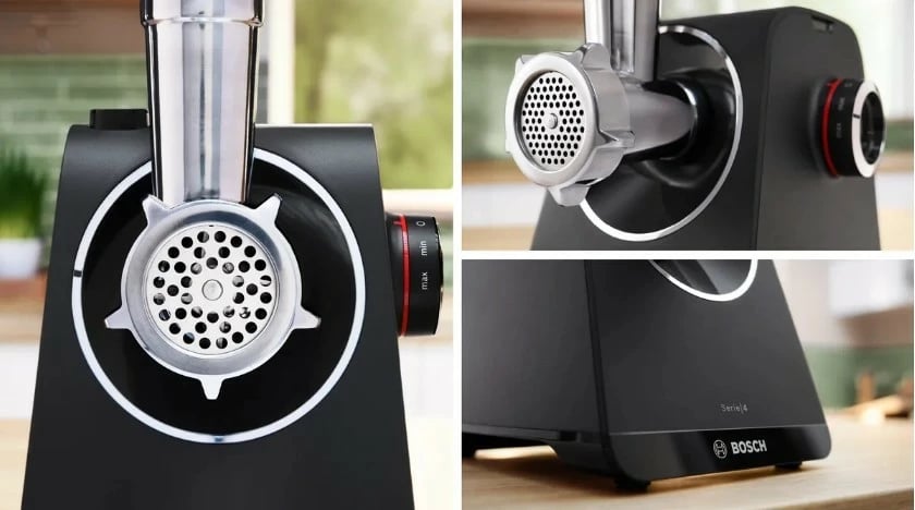 Mulli mishi Bosch Series 4 MFWS435B 1900W 2.5 kg/min me kthim të kundërt, e zezë/argjendtë