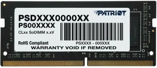 RAM memorje Patriot Signature DDR4, 8GB, 2666MHz, SODIMM, për laptop