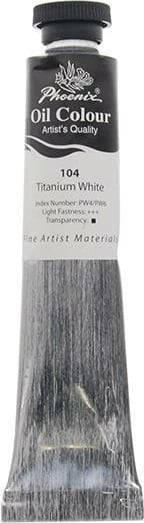Ngjyrë vaji Phoenix 104 Titanium White, tub 50ml