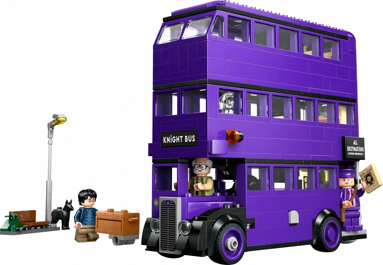 Set LEGO Harry Potter 76446 Adventure on the Knight Bus, 499 pjesë, vjollcë