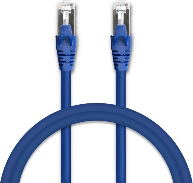 Kabllo rrjeti Qoltec CAT6, 5m, RJ-45, Blu