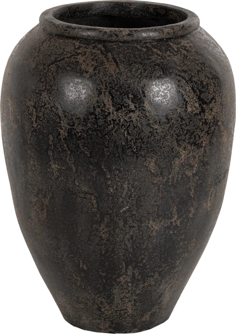 Vazo dekorative për dysheme SPARTA FH7934 ngjyrë e zezë Φ66x85Hcm