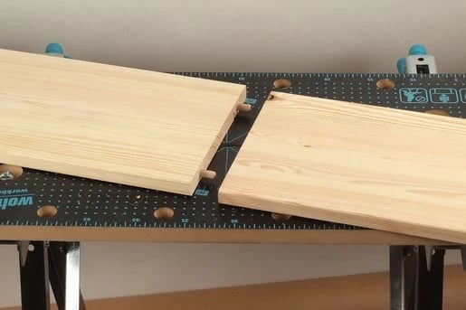 Dowelmaster Wolfcraft, 4640000, për bashkime druri, E zezë