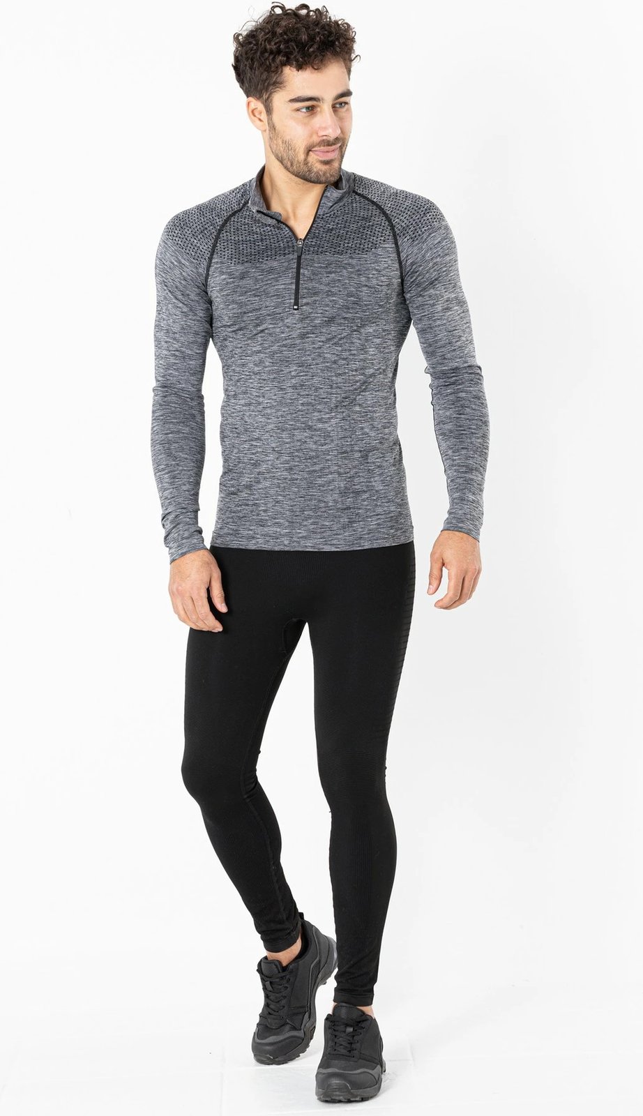 Bluzë sportive për meshkuj, gri, Jumeon, 001-001352002