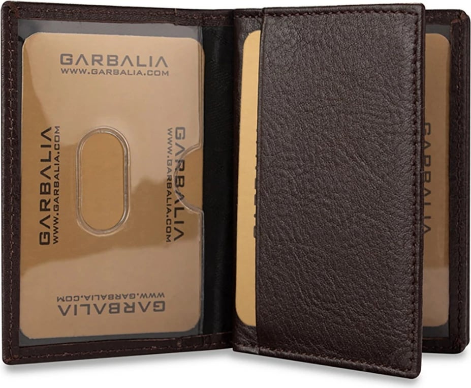 Portofol për burra, lëkurë natyrale, ngjyrë kafe, Zoozie Bags, Vera