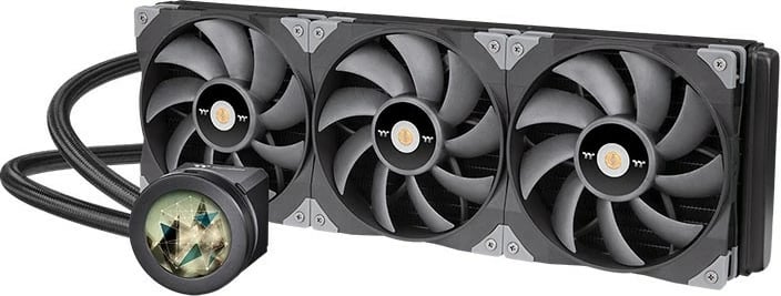 Ftohës me ujë Thermaltake Toughliquid Ultra 420, 2.1" LCD, 3x ToughFan 140
