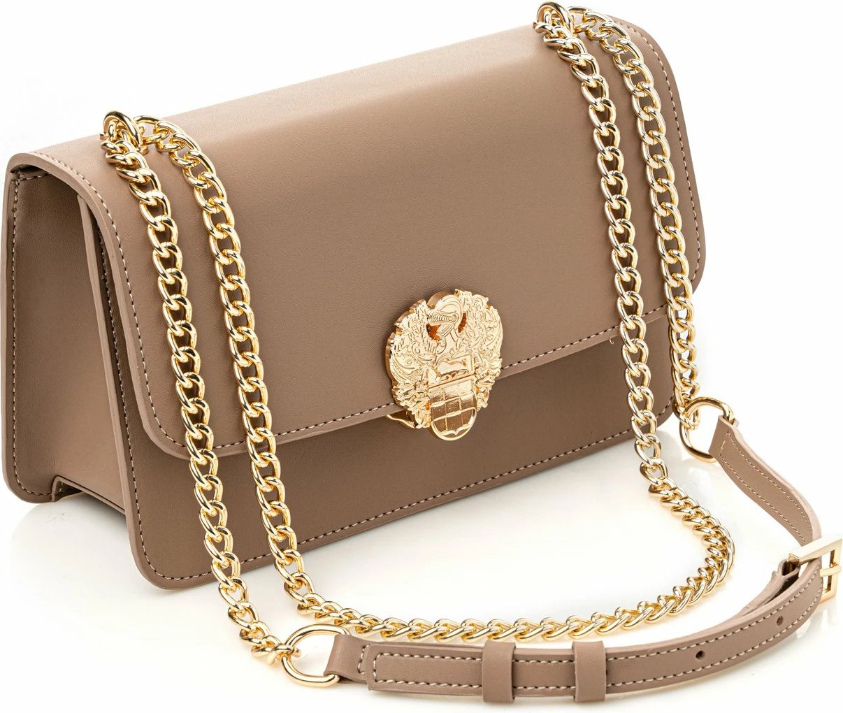 Çantë krahu Vince Camuto, ngjyrë mink, Amore