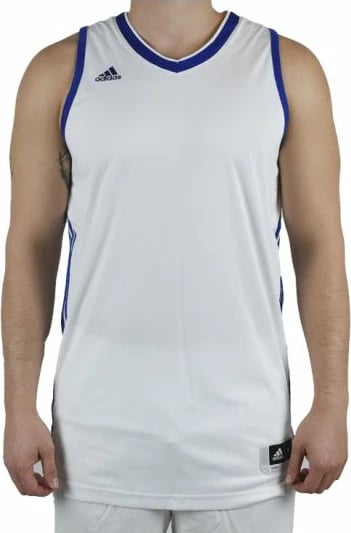 Fanellë adidas për meshkuj, e bardhë