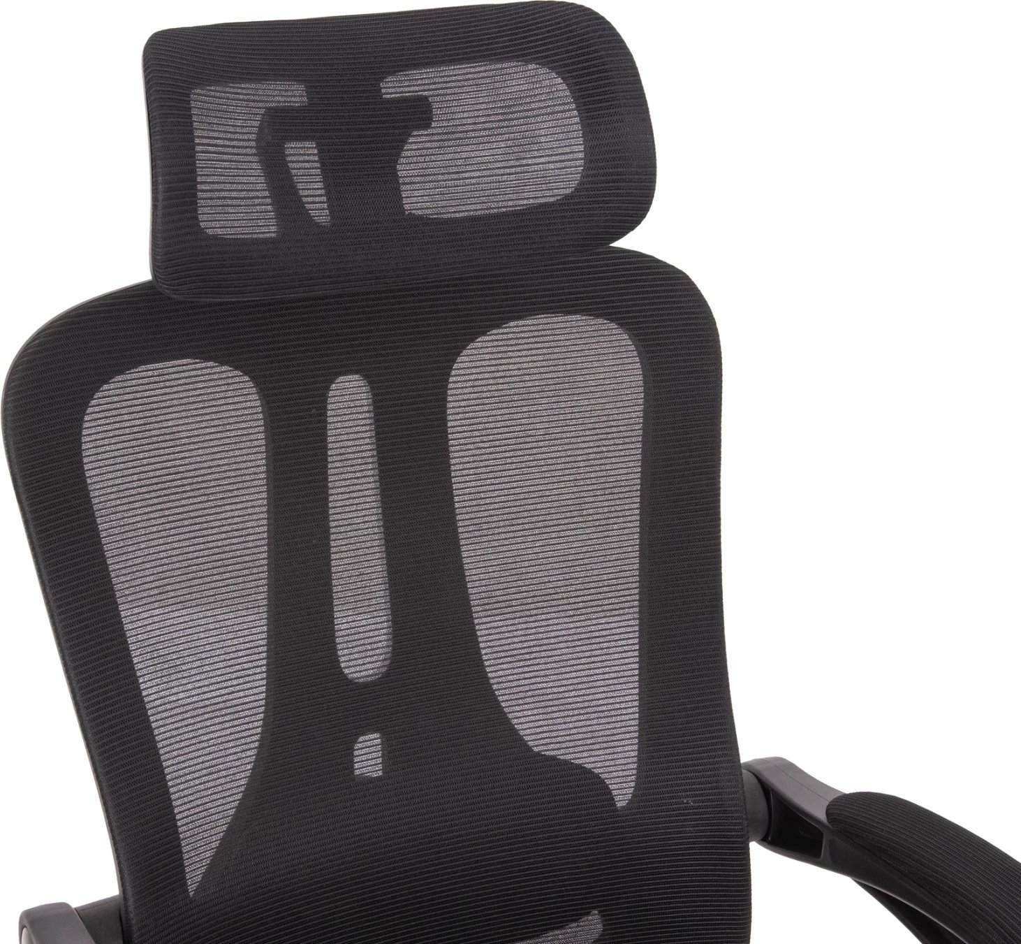 Karrige zyre BARNET, rrjetë e zezë, kornizë najloni, FH18258.01, 61x62x123cm