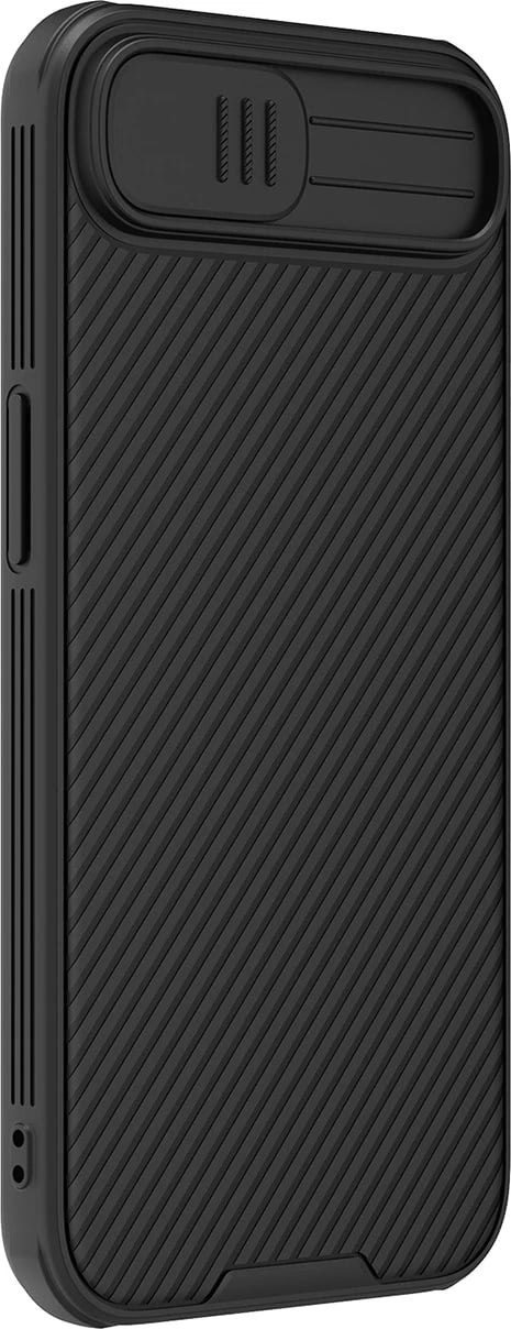 Mbështjellës Nillkin CamShield Pro Magnetic për iPhone 16e, i zi