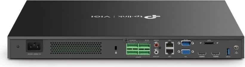 Regjistrues rrjeti video 16-kanalësh, TP-Link VIGI NVR4016H, 320 Mbps hyrje/320 Mbps dalje, 8MP 4K, 4x SATA (deri 16 TB secila)