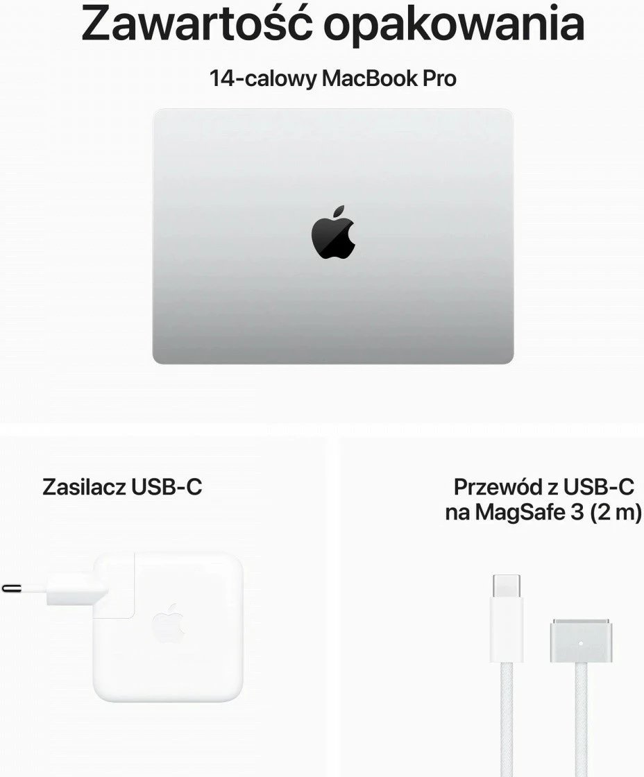 Laptop Apple MacBook Pro 14.2", M3, 8GB RAM, 512GB SSD, Starry Gray