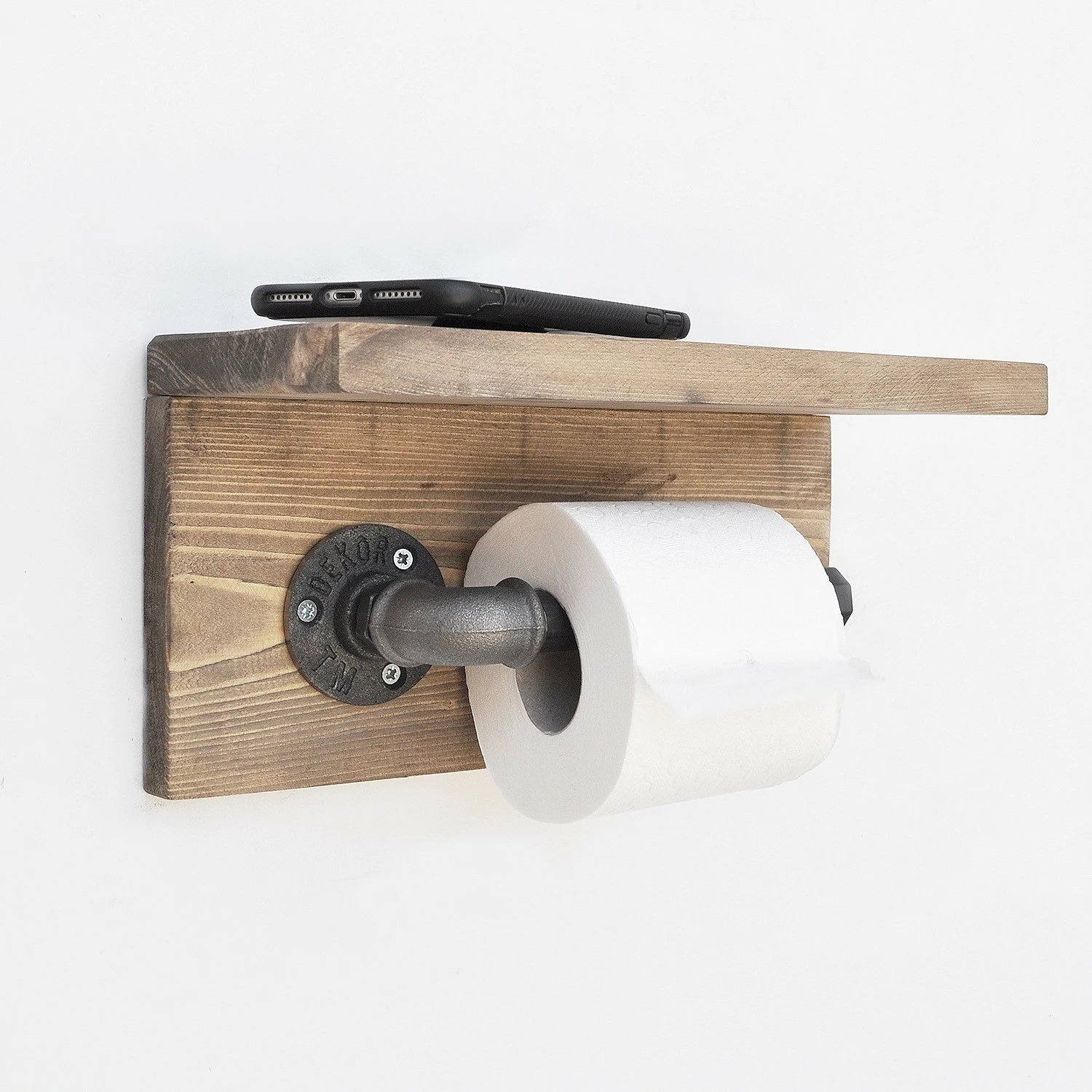 Varëse Pipe Hanah Home, ngjyrë arre dhe e zezë, Boruraf170