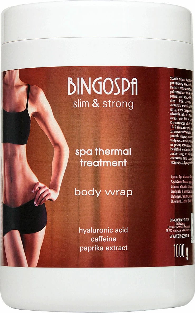Trajtim termal SPA për trup për femra BingoSpa Slim&Strong 1000g Trajtim termal SPA për trup për femra BingoSpa Slim&Strong 1000g
