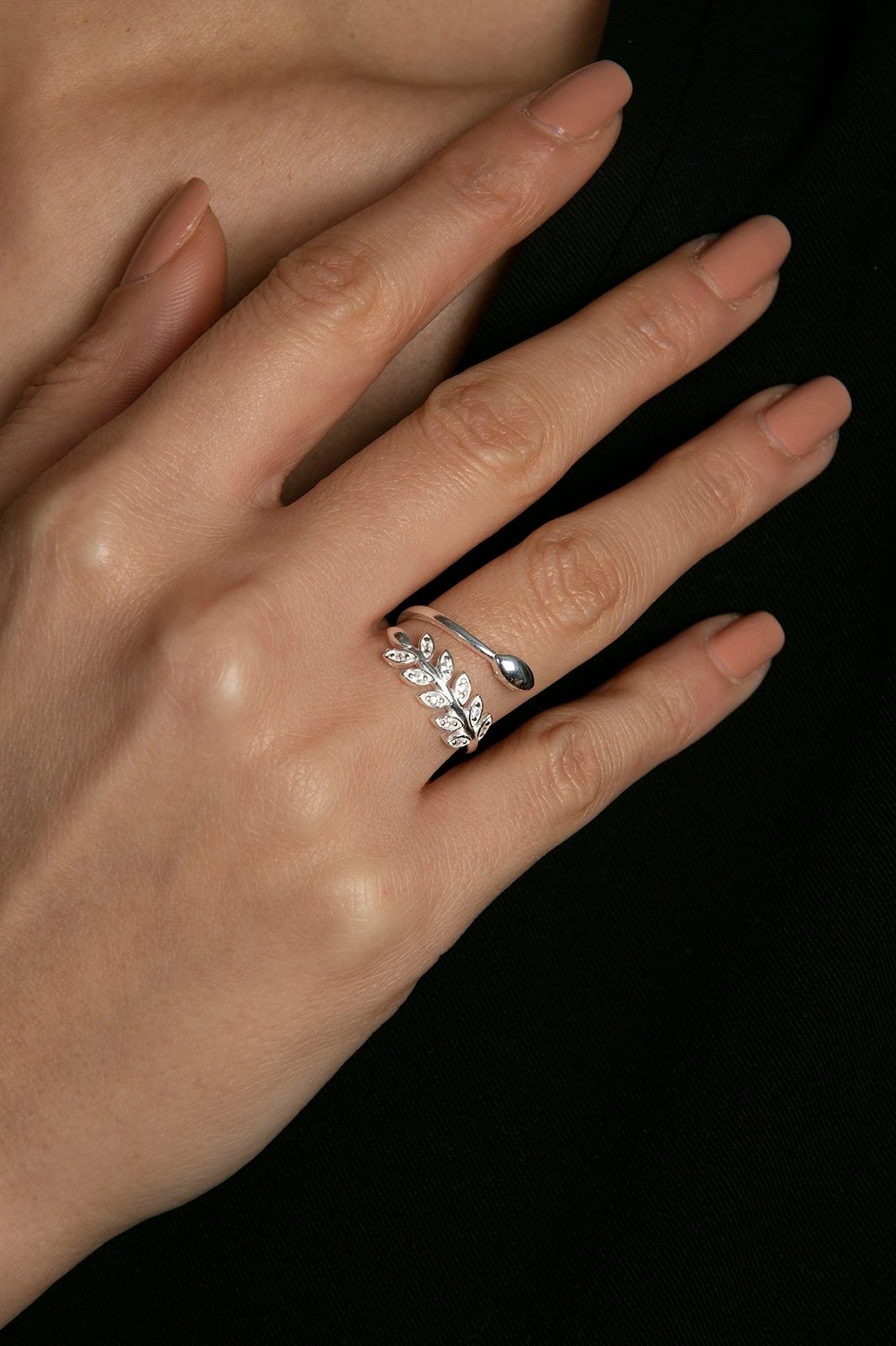 Unazë argjendi Elika, ngjyrë argjendi, ELKMD50422