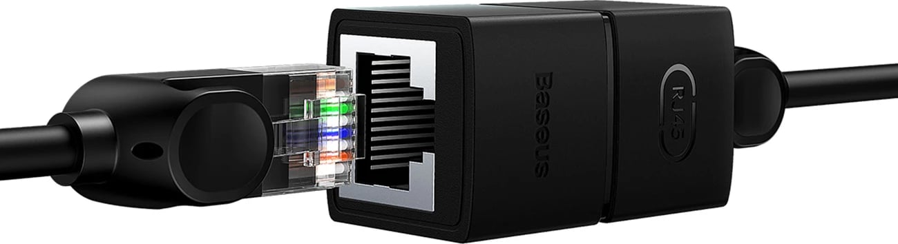 Lidhës rrjeti Baseus AirJoy Series, RJ45, 2 copë, i zi