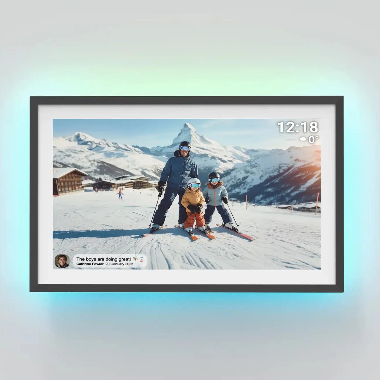 Kornizë digjitale Denver Frameo PFF-1081, 10.1", 16 GB, e zezë