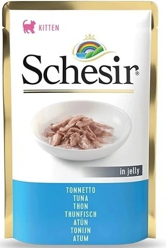 Ushqim për mace Schesir, tuna, 85 gr