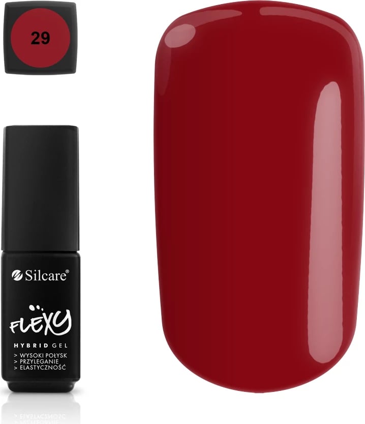 Llak për thonj Silcare Flexy Hybrid Gel 29, 4.5g