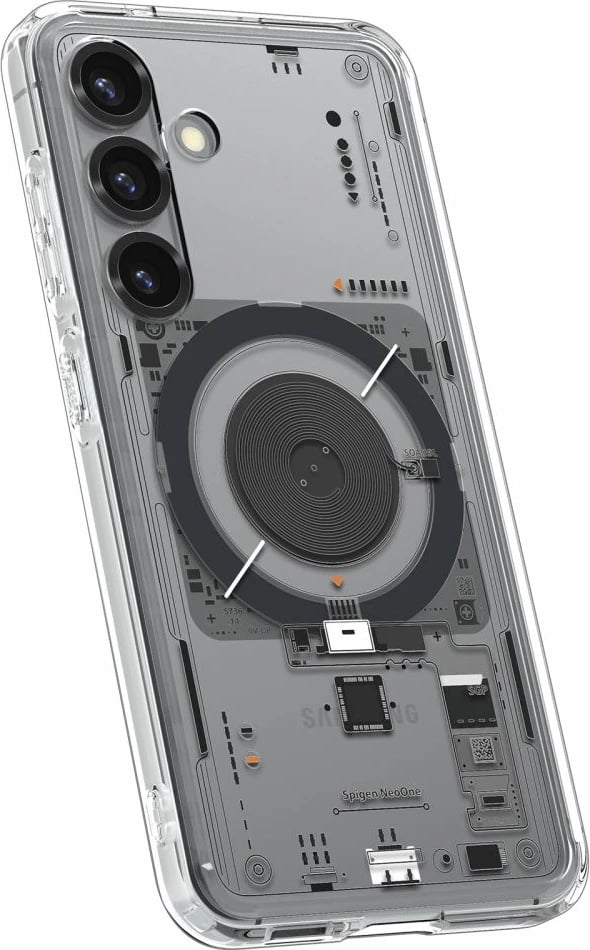 Mbështjellës Spigen Ultra Hybrid Mag për Samsung Galaxy S25 Neo One, Transparent