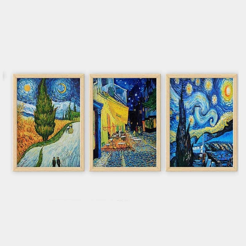 Pikturë dekorative me kornizë (3 copë), Wallity, 3NTC_UN78512_5575