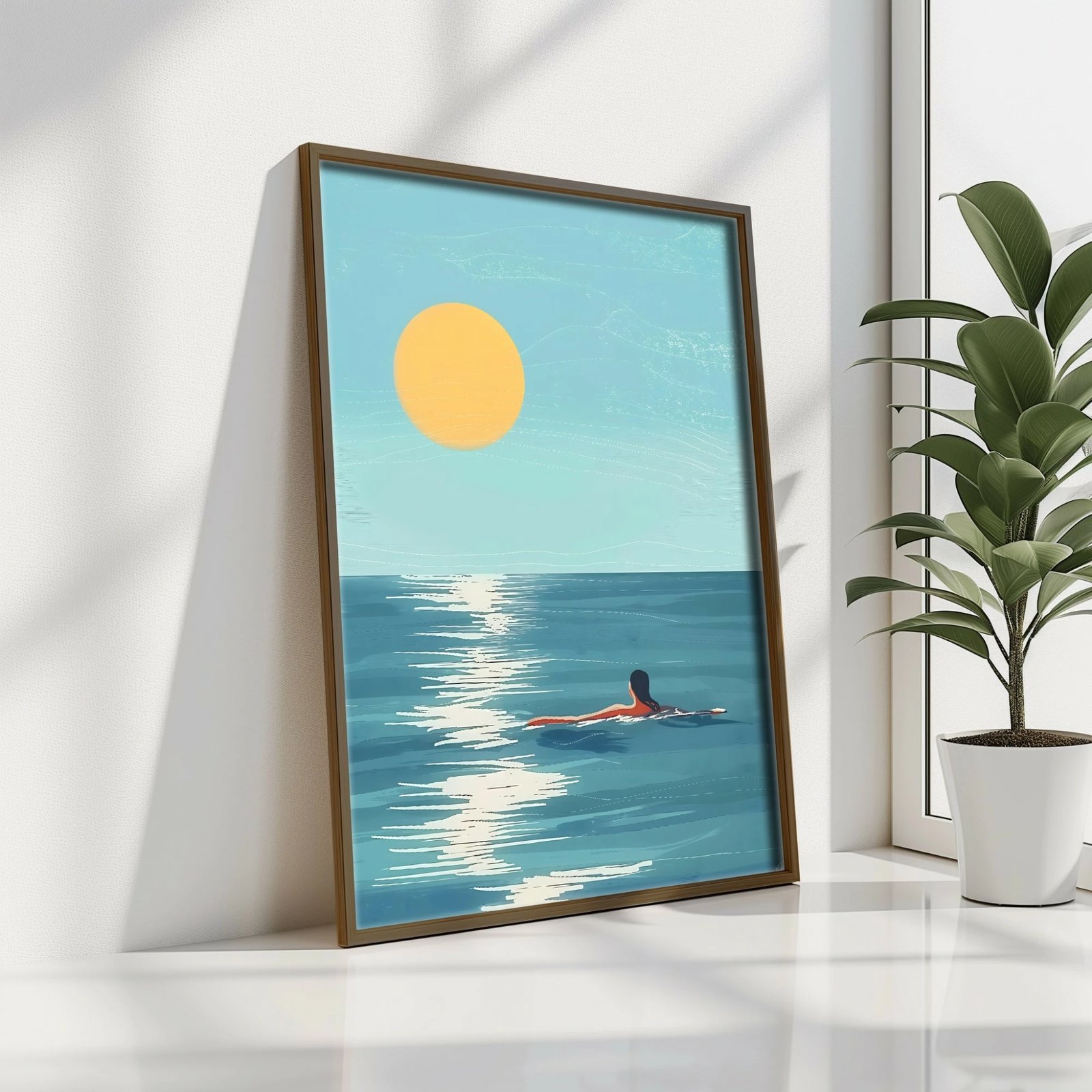 Pikturë dekorative me kornizë MDF, shumëngjyrëshe, Wallity, GE101-L, 35x47x3.5cm