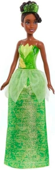Kukull Disney Princess Tiana Mattel HLW02/HLW04, e gjelbër