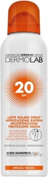Qumësht dielli në spray Dermolab Sun Milk Spray SPF20, 150ml