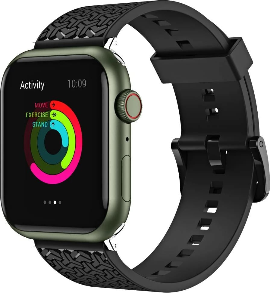 Rrip për Apple Watch Hurtel Strap Y, TPU, i zi