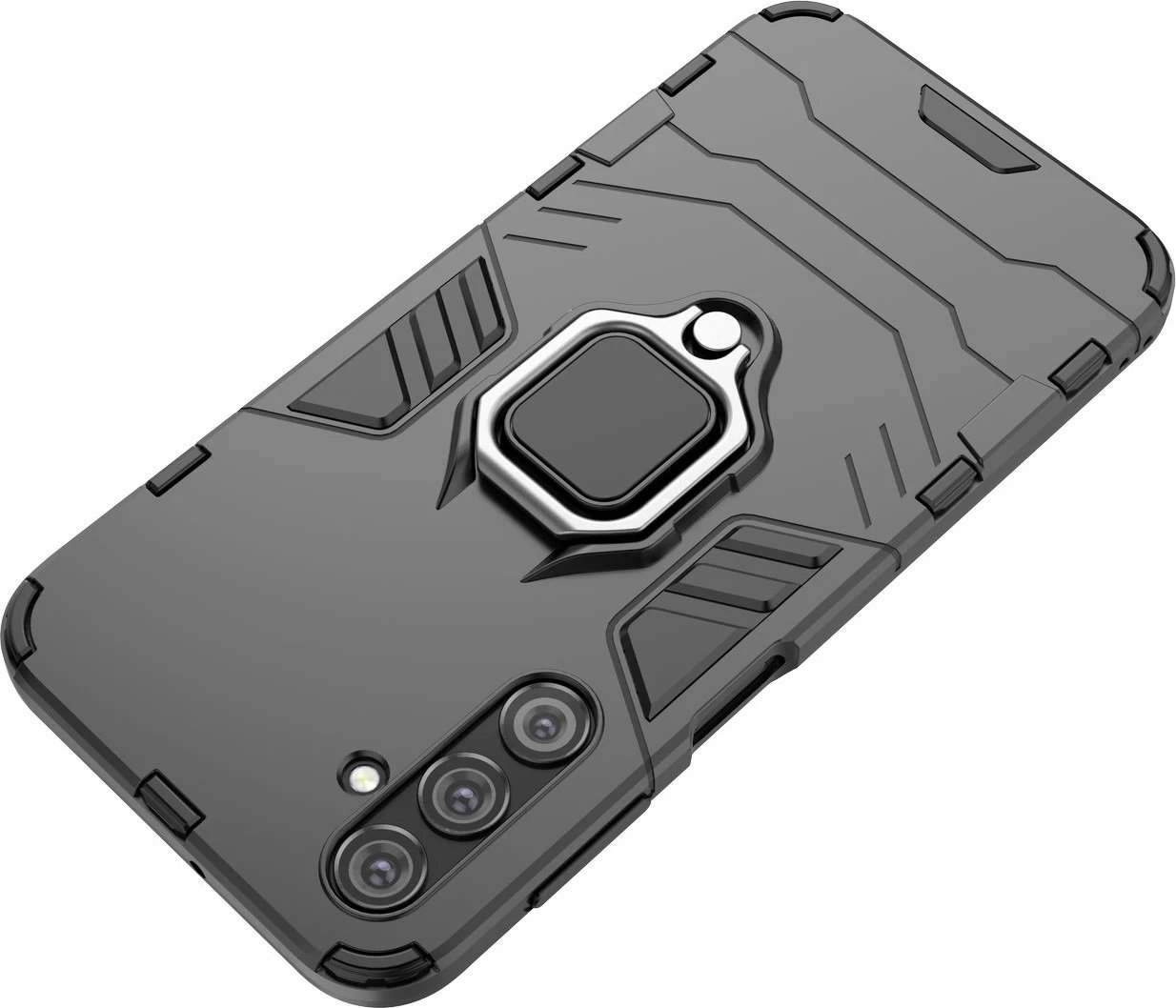 Mbështjellës Hurtel Ring Armor për Samsung Galaxy A24 4G, me unazë, i zi Mbështjellës Hurtel Ring Armor për Samsung Galaxy A24 4G, me unazë, i zi