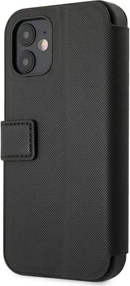 Mbështjellës U.S. Polo Assn. USFLBKP12SPUGFLBK për iPhone 12 mini, Polo Embroidery, i zi