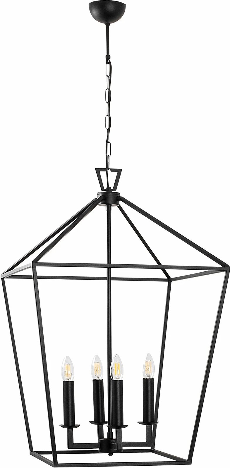 Llambë tavani moderne, ngjyrë e zezë, Opviq Till - 13251