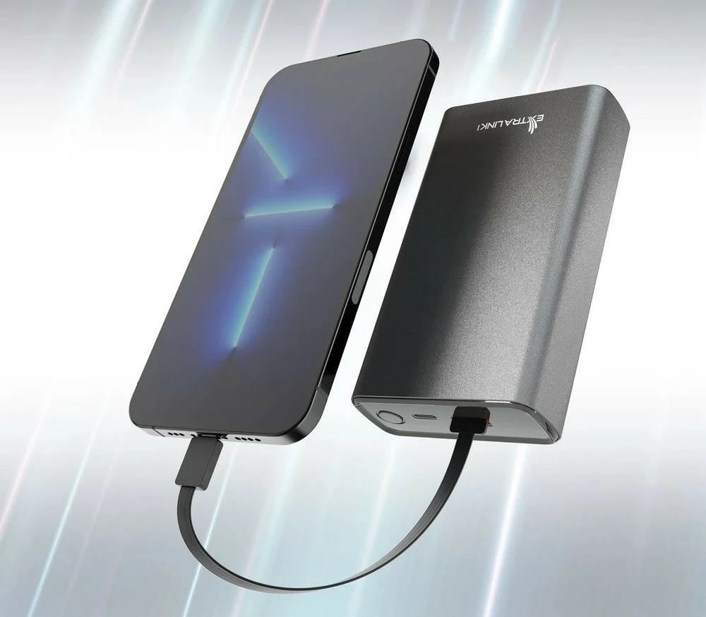 Powerbank Extralink EPB-126, 20000 mAh, 45W, Gri