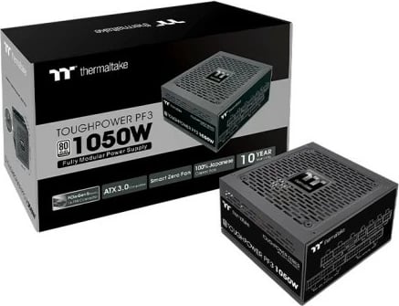 Kasë energjie Thermaltake Toughpower Grand PF3 1050W, 80 PLUS Platinum, Modular, e zezë