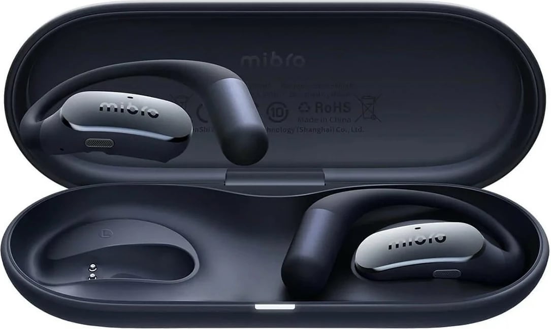 Kufje open-ear Mibro OpenEar Pro Bluetooth 5.4, mikrofon, IPX4, 7h + kuti karikimi 500 mAh, Blu