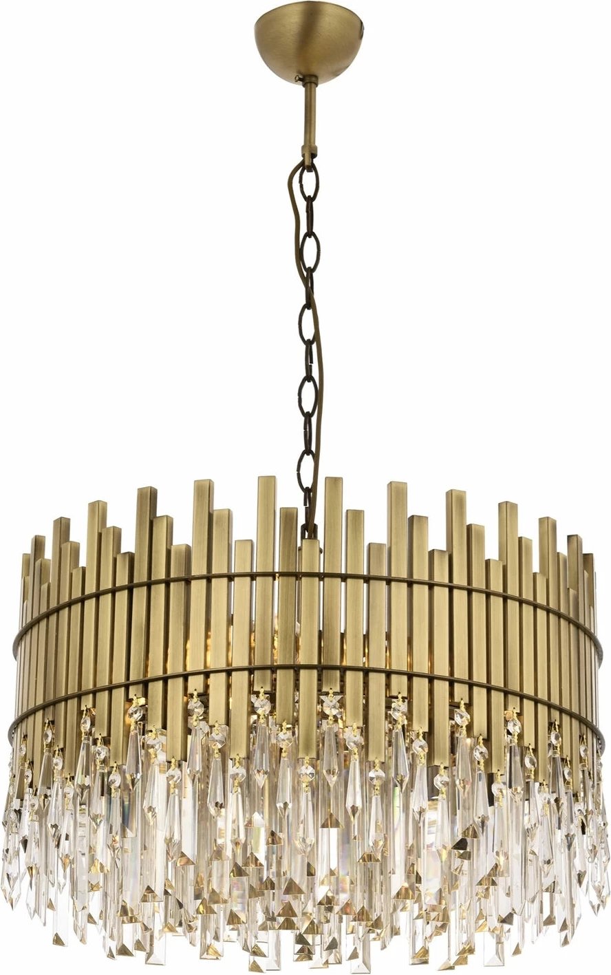 Llambadar vintage Opviq, Av-1767-E60, ngjyrë bakri, 90x60cm