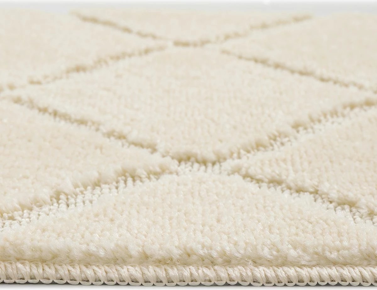 Set tapetash për banjo (2 copë), Mijölnir, model me vija, krem Set tapetash për banjo (2 copë), Mijölnir, model me vija, krem