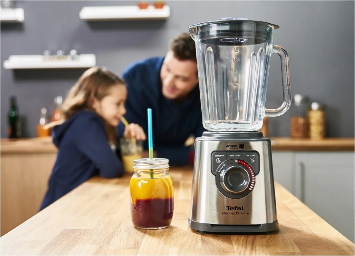 Blender Tefal Perfect Mix+ BL811D38, 1.5L, 1200W, i argjendtë