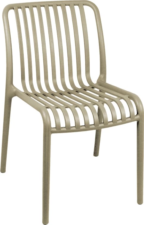 Karrige për bar Laudre, PP, ngjyrë kapuçino, 56x36x87cm