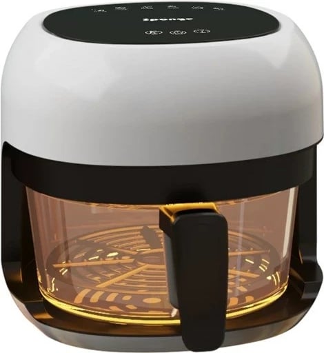 Fritezë pa yndyrë SPONGE 4L, 1000W, e zezë/e bardhë