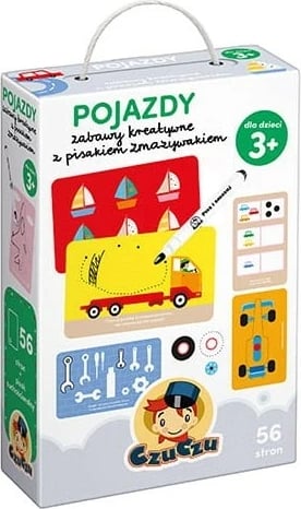 Set edukativ CzuCzu 3562 me libër 56 faqe dhe pisak të fshirshëm, për fëmijë 3+